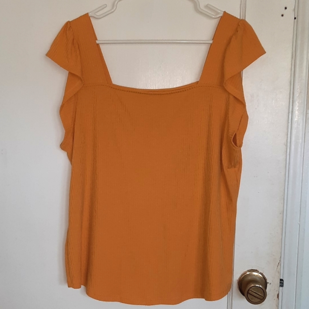 Ruffle Sleeve Tank Top